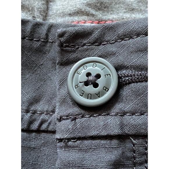 EDDIE BAUER Gray Slightly Curvy Crop Cargo Pants Women sz 10 - Picture 7 of 15